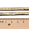 Electroplated Non-magnetic Synthetic Hematite Beads Strands G-G089-B02-03-4