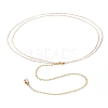 Brass Cable Chain Belts NJEW-C00016-1