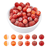 Natural Grade A Striped Agate/Banded Agate Beads Strands G-AR0003-12-1