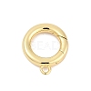Brass Spring Gate Clasps KK-M311-25G-01-1
