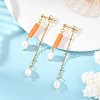 304 Stainless Steel Stud Earrings EJEW-JE07386-02-1