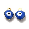 304 Stainless Steel Evil Eye Enamel Charms STAS-G302-02G-04-1