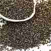 Electroplate Glass Seed Beads SEED-H003-10G-1