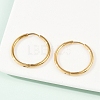 304 Stainless Steel Huggie Hoop Earrings EJEW-G272-02-20mm-G-5