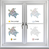 Waterproof PVC Colored Laser Stained Window Film Adhesive Stickers DIY-WH0256-087-4