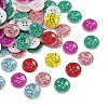 2-Hole Porcelain Buttons PORC-R010-15A-1