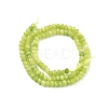 Dyed Natural Malaysia Jade Rondelle Beads Strands X-G-E316-2x4mm-41-2