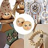 30Pcs Natural Wood Beads WOOD-FG0001-15A-5