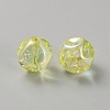 Plating Acrylic Beads OACR-WH20006-01F-2