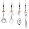 Glass Window Hanging Suncatchers HJEW-JM04524-2