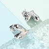 304 Stainless Steel Stud Earrings EJEW-A118-07P-05-3