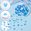 1200Pcs 10 Styles Opaque Plastic and  Opaque Acrylic Beads KY-PA0001-15B-6