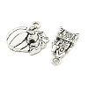 50Pcs Hallowmas Theme Tibetan Style Alloy Pendants FIND-U010-07-2