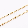 Brass Ball Chain Necklaces NJEW-JN03373-2