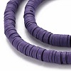 Handmade Polymer Clay Bead Strands CLAY-T002-6mm-39-3