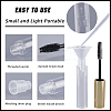 10Pcs DIY Plastic Empty Eyelash Bottle with 4Pcs 2ml Disposable Plastic Dropper with 2Pcs Mini Transparent Plastic Funnel Hopper MRMJ-GF0001-53B-5