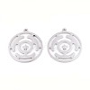 304 Stainless Steel Pendants STAS-N108-40P-1
