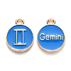 Alloy Enamel Pendants ENAM-S124-01B-02I-1