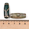 Tibetan Style dZi Beads TDZI-E004-59-3