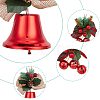 Gorgecraft 2Pcs 2 Styles Christmas Bell Pendant Decorations HJEW-GF0001-35-6