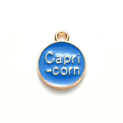Alloy Enamel Pendants X-ENAM-S124-01A-02E-1