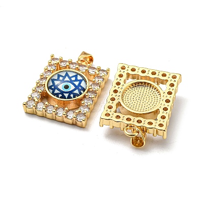 Real 18K Gold Plated Brass Pendants KK-L209-006G-01-1