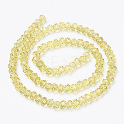 Glass Beads Strands EGLA-A034-T1mm-D03-1