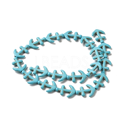 Synthetic Turquoise Dyed Beads Strands G-E594-07-1