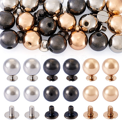 18 Sets 3 Colors Iron Screws FIND-TA0006-29C-1