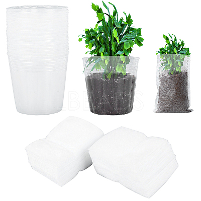 Transparent Plastic Gardening Pot TOOL-GA0001-37-1