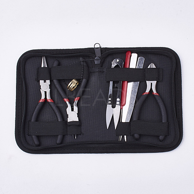 8Pcs DIY Jewelry Tool Sets TOOL-Q014-02-1