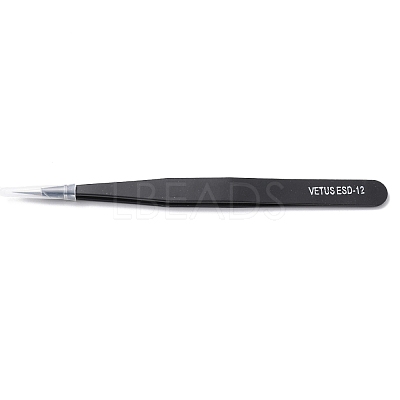 Spray Painted 201 Stainless Steel Beading Tweezers TOOL-G021-05-1