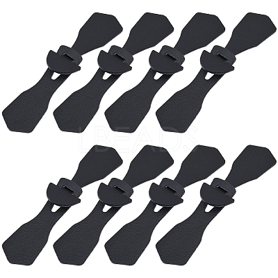 8Pcs 1-Hole PU Leather Buttons FIND-GF0008-82C-1