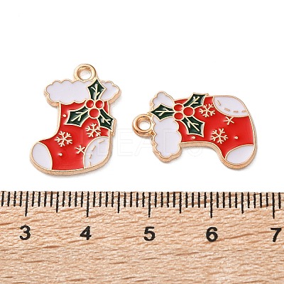Alloy Enamel Pendants X-ENAM-I061-01KCG-18-1