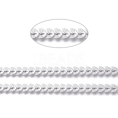 Tarnish Resistant 304 Stainless Steel Cobs Chain CHS-P011-07P-1