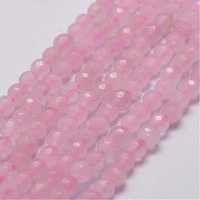 Natural Rose Quartz Beads Strands G-D840-20-4mm-1