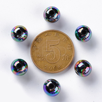 Opaque Acrylic Beads X-MACR-S370-D8mm-S002-1