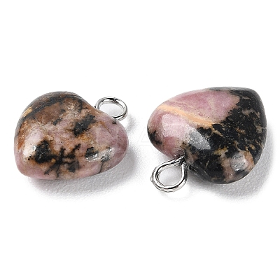 Natural Rhodonite Pendants G-E603-01P-05-1