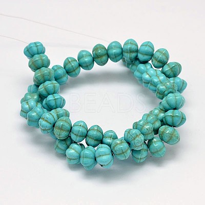 Dyed Synthetic Turquoise Bead Strands G-M148-06-A-1