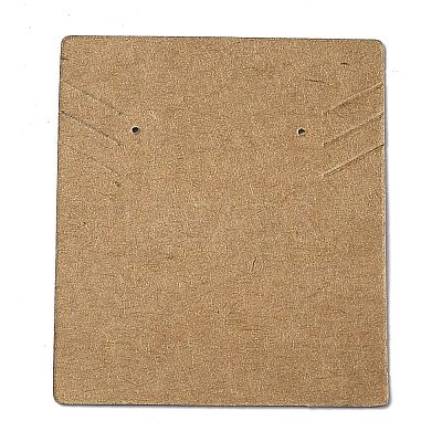 Cardboard Necklace Earring Set Display Cards CDIS-A002-C-02B-1