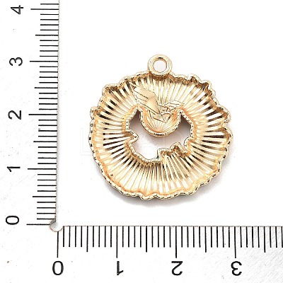 Christmas Theme Alloy Enamel Pendants X1-ENAM-D060-04G-1