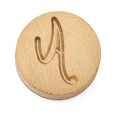 Golden Tone Brass Letter Stamps LS-KK-R005-01A-1