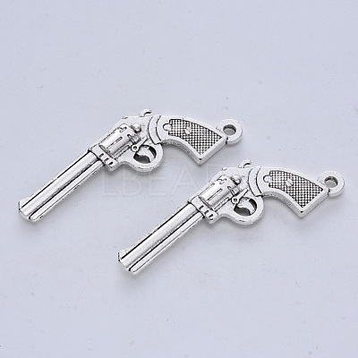 Tibetan Style Alloy Pendants TIBE-R316-118AS-RS-1