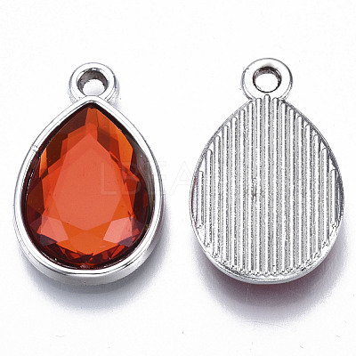 UV Plating Acrylic Pendants OACR-T005-84P-1