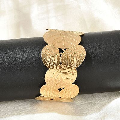 304 Stainless Steel Cuff Bangles for Women BJEW-B120-02G-01-1