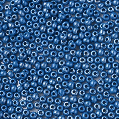 11/0 Czech Opaque Glass Seed Beads SEED-N004-003B-01-1
