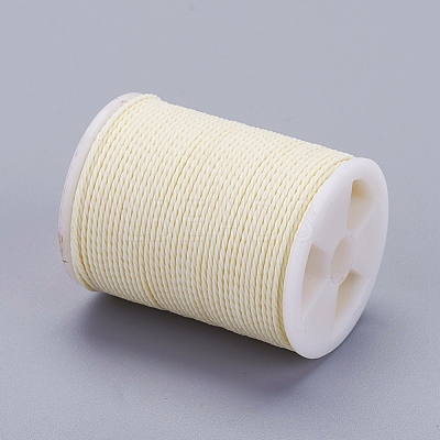 Round Waxed Polyester Cord YC-G006-01-1.0mm-16-1