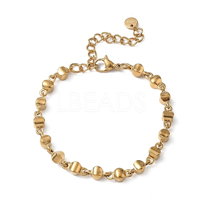 304 Stainless Steel Link Chain Bracelets for Women SA-CBA4051-07G-1