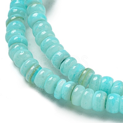 Dyed Natural Freshwater Shell Beads Strands X1-BSHE-G039-07C-1