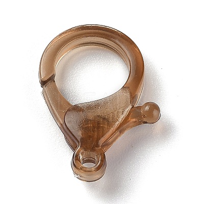 Transparent Plastic Lobster CLaw Clasps KY-H005-A10-1